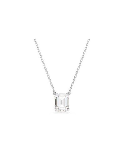 Ciondolo Swarovski Stilla - Eleganza ottagonale placcata in rodio | Samparfums.it