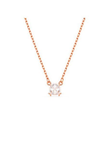 Ciondolo Stilla Swarovski - Misura quadrata placcato oro rosa - Regalo elegante su Samparfums.it