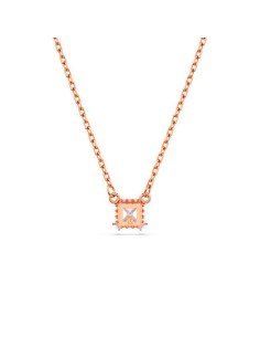 Pendente Stilla Swarovski - Tamanho Quadrado em Ouro Rosa | Prenda Elegante em Samparfums.pt 2