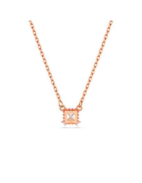 Pendant Stilla Swarovski - Square Size Rose Gold Plated | Elegant Gift at Samparfums.es