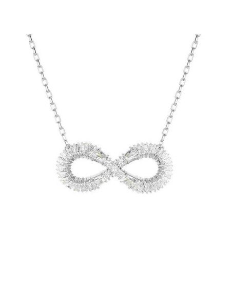 Colar Swarovski da coleção Hyperbola infinity em tom prateado