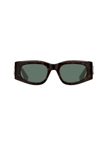 Gucci Damen-Sonnenbrille Havanas grün rechteckig: unübertroffener Luxus und Eleganz