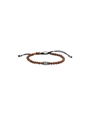 Bracelet Fossil en œil de tigre, élégant et polyvalent, idéal pour toutes les occasions