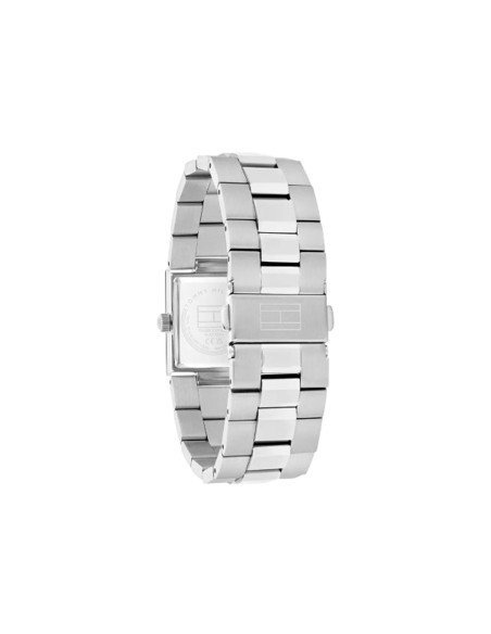 Silver analog Tommy Hilfiger watch: timeless style and precision