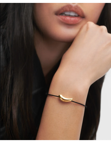 PDPAOLA Bracciale a cordoncino Orbit: eleganza moderna in argento riciclato e placcatura oro