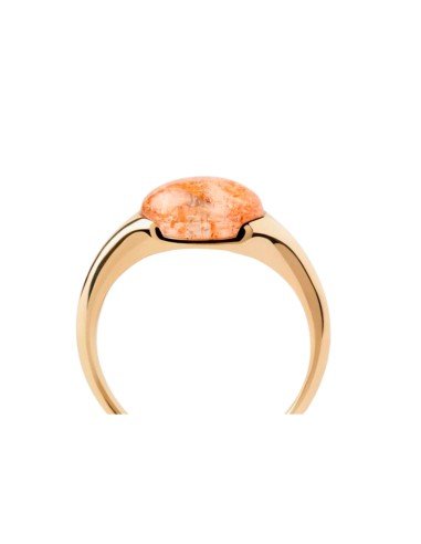 Anillo Piedra Solar Bay PDPAOLA: Elegancia en plata 925 y oro 18K con toque lujoso