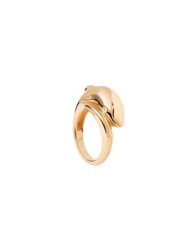 Anello PDPAOLA Dolphin: eleganza sostenibile in argento e pietre preziose