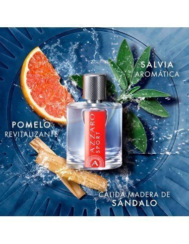 Azzaro Sport Eau de Toilette : fraîcheur d'agrumes et énergie pour les hommes dynamiques et sensuels