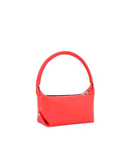 Bolsa Tous baguette em pele coral: estilo moderno com qualidade certificada LWG