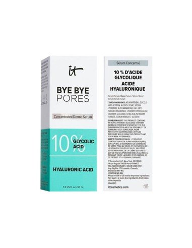 Sérum com 10% de ácido glicólico: reduz os poros, melhora a textura e hidrata instantaneamente a pele