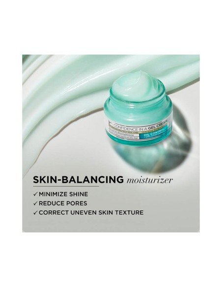 Gel idratante oil-free per la pelle grassa - Controlla i pori e idrata fino a 48 ore