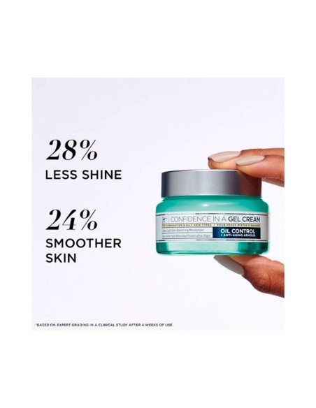 Gel idratante oil-free per la pelle grassa - Controlla i pori e idrata fino a 48 ore