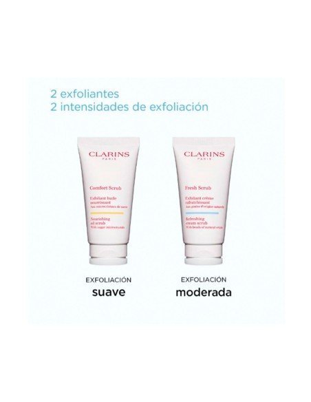 Clarins fresh scrub facial scrub : une peau radieuse, lisse et hydratée dès la première application