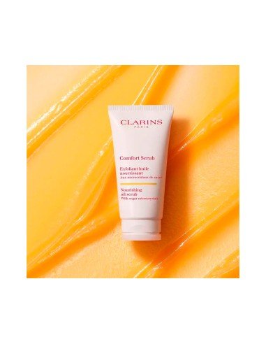 Clarins Comfort Scrub Exfoliating Scrub: softness and hydration for dry and sensitive skins
