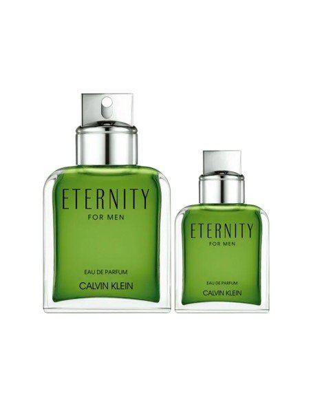 Eternity Men Eau de Parfum Set: sofisticación masculina con notas frescas y cálidas