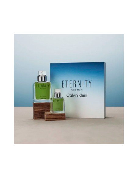 Eternity Men Eau de Parfum Set: sofisticación masculina con notas frescas y cálidas