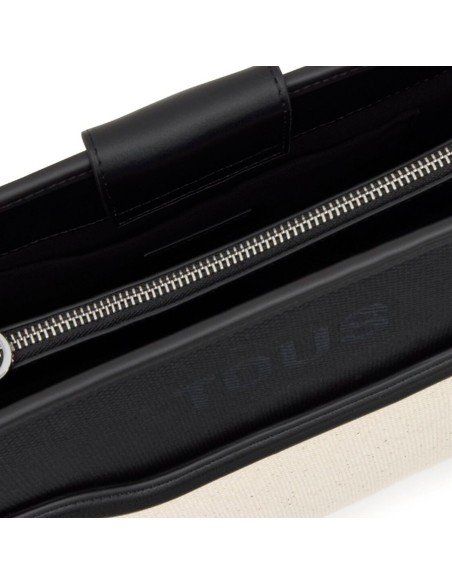 Saco de lona Audree preto médio Tous Shopper: elegância moderna e funcionalidade