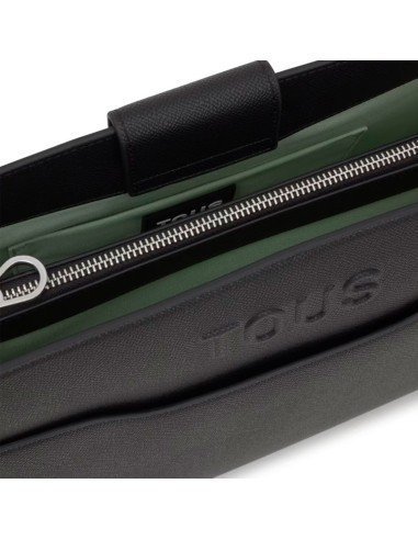 Tous Shopper Audree Saffiano preto: elegância e funcionalidade para todas as ocasiões.