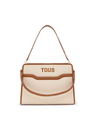 Tous Shopper Audree Canvas camel - Eleganza e funzionalità in ogni dettaglio