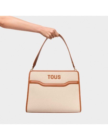 Bolso Tous Shopper Audree Canvas camel – Elegancia y funcionalidad en cada detalle