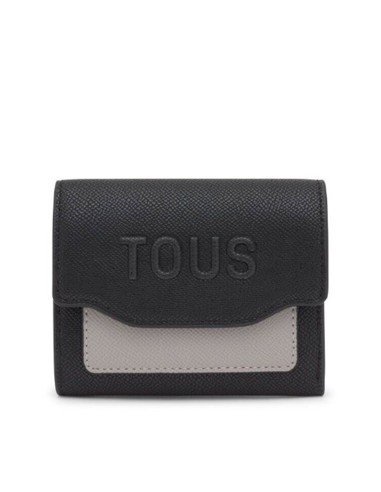 Cartera negra y gris Tous Audree Saffiano: elegancia y funcionalidad en tu día a día