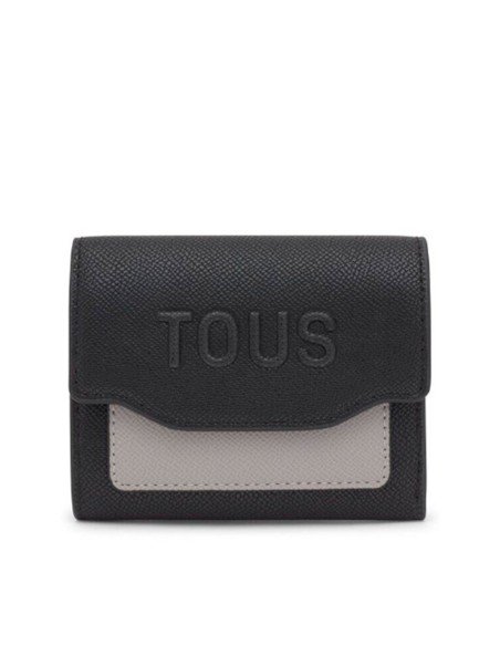 Tous Audree Saffiano black and grey wallet: elegance and functionality in your everyday life