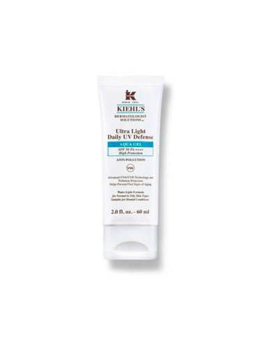Protección solar intensa con Kiehls Ultra Light SPF50: piel mate y fresca todo el día