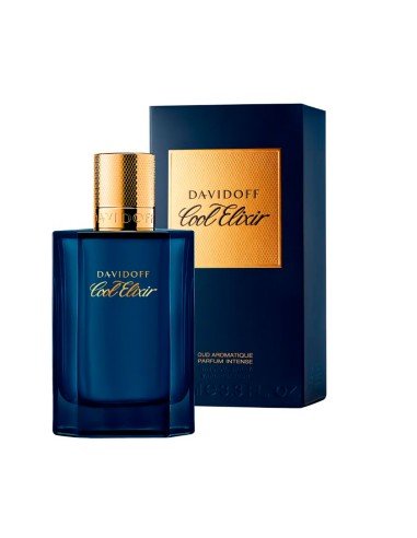 Davidoff Cool Elixir: fragranza maschile moderna ed elegante con note di oud e lavandino.