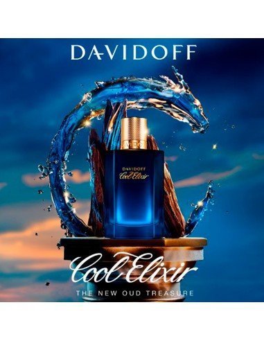 Davidoff Cool Elixir: fragranza maschile moderna ed elegante con note di oud e lavandino.