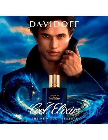 Davidoff Cool Elixir: fragranza maschile moderna ed elegante con note di oud e lavandino.