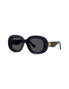Gafas de sol Loewe: estilo y protección UV para mujer en elegante negro brillante