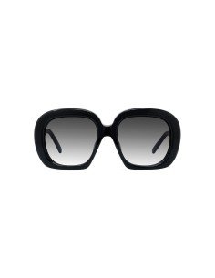 Occhiali da sole Loewe: design geometrico in acetato nero lucido, con lenti grigio organico 2