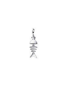 Pandora 925 Sterling Silber Fischgräten und Zirkonia Anhänger Charme: marine Eleganz 2