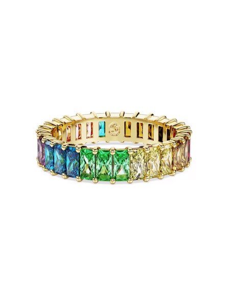 Anello Swarovski Matrix Multicolour: lusso, colore ed eleganza in un esclusivo design a baguette