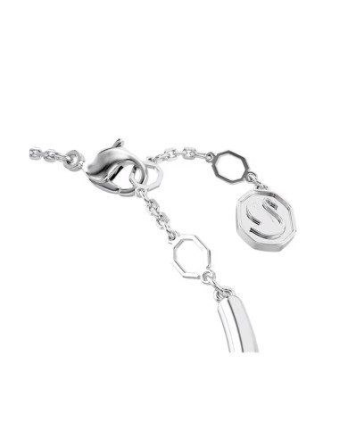Bracciale Swarovski Dextera bianco, elegante rodiato per le occasioni speciali