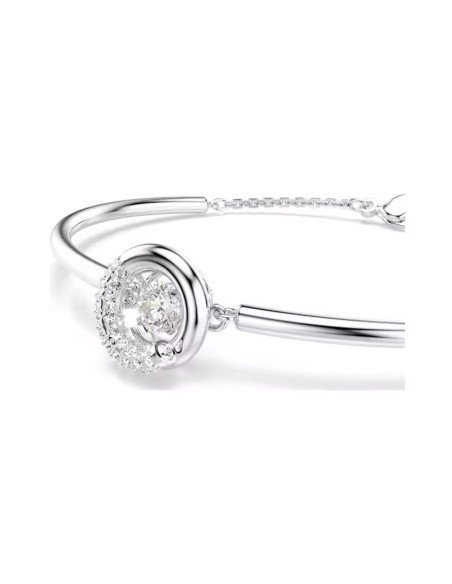 Bracciale Swarovski Dextera bianco, elegante rodiato per le occasioni speciali