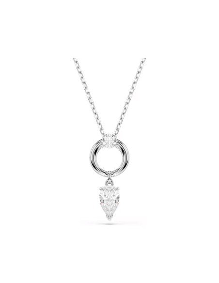 Pendentif Mesmera de Swarovski en forme de poire en blanc, élégance et sophistication garanties