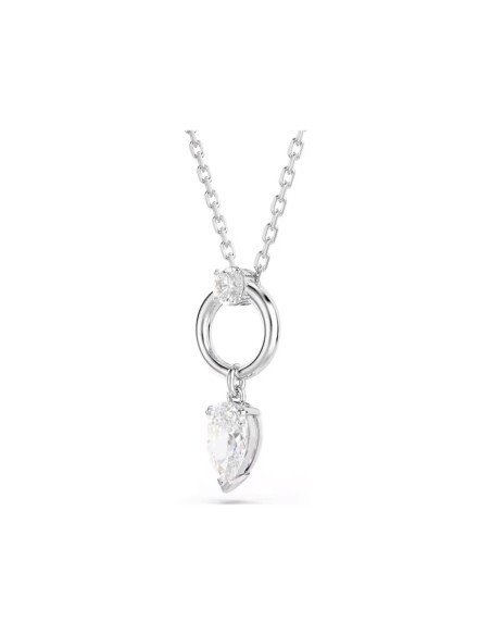 Ciondolo Mesmera di Swarovski a forma di pera in bianco, eleganza e raffinatezza garantite