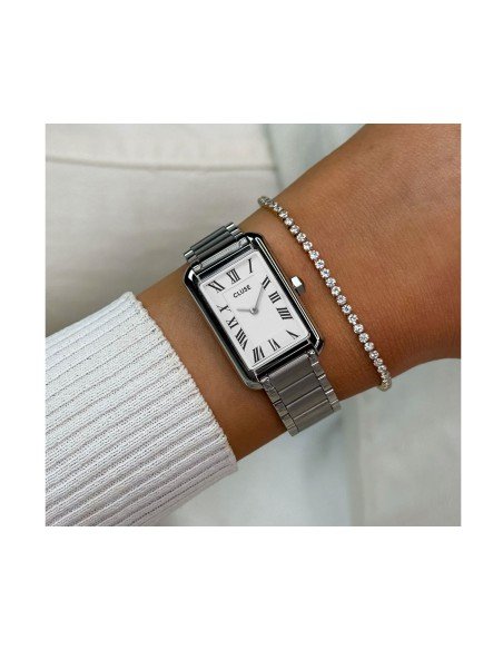 Cluse Belisenna Uhr: Vintage-Eleganz aus Stahl, robust und vielseitig für Frauen