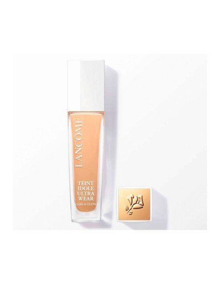 Base Lancome: acabamento luminoso, hidratação 24h e cuidado facial de excelência