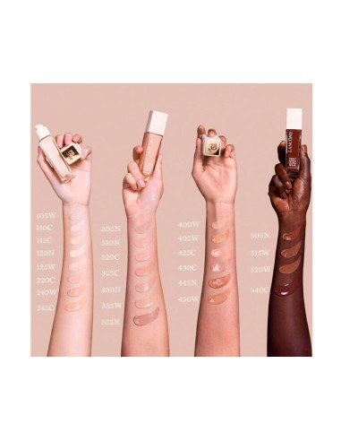 Base Lancome: acabamento luminoso, hidratação 24h e cuidado facial de excelência