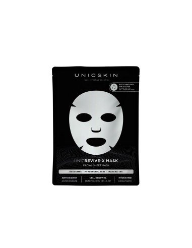 Masque Unicrevive-X : revitalise et rajeunit votre peau grâce aux exosomes et au matcha japonais
