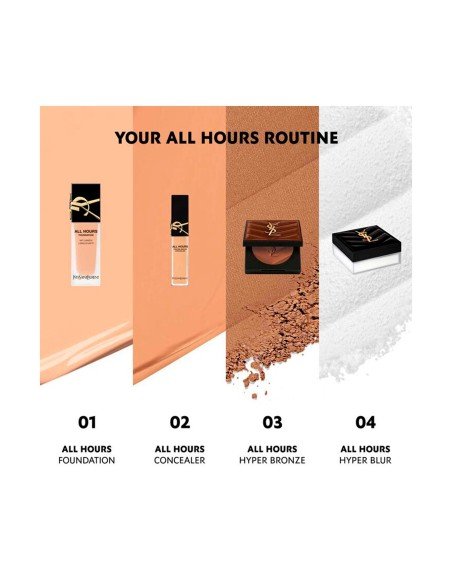 Pó YVES SAINT LAURENT All Hours: acabamento radiante, de longa duração, vegan e ético