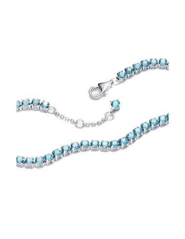 Bracciale Pandora in argento azzurro: stile sofisticato e sportivo in ogni dettaglio