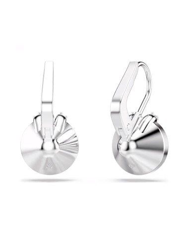 Bella V Ohrringe: Rosa Swarovski-Kristalle mit eleganter Rhodium-Beschichtung