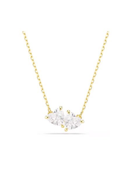 Collar Mesmera Attract Corazón Swarovski: elegancia moderna en zircones y oro