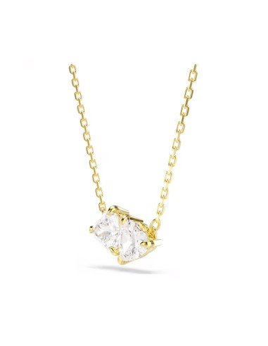 Collar Mesmera Attract Corazón Swarovski: elegancia moderna en zircones y oro