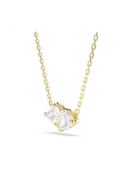 Collar Mesmera Attract Corazón Swarovski: elegancia moderna en zircones y oro