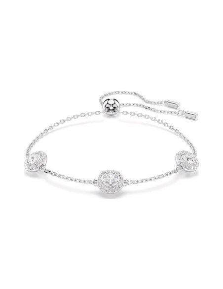 Presume elegancia y versatilidad con la pulsera Swarovski Una Angelic bañada en rodio