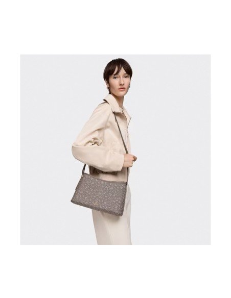 Tous Kaos Mini Lines große Umhängetasche in Taupe: Stil und Funktionalität in jedem Detail